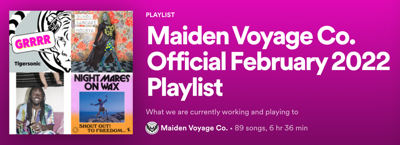 February 2022 Playlist