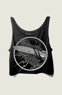 Dark and Stormy Night Crop Tank