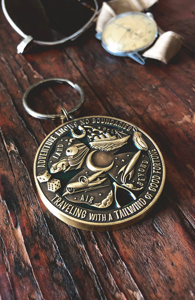 Lucky Travel Keychain - World's Luckiest Travel Jumbo Keychain!