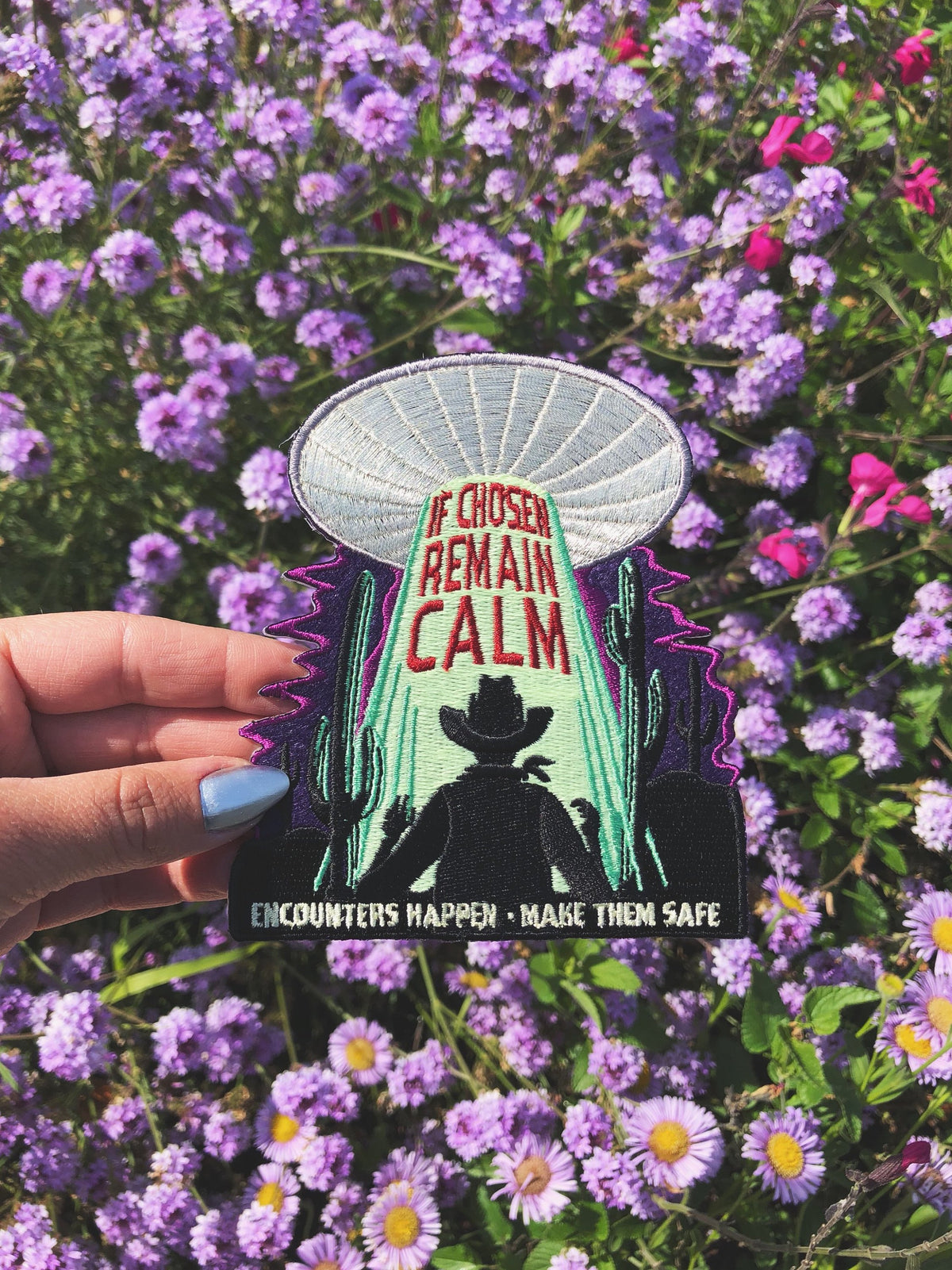 Safe Encounters™ - Alien Abduction Safety Patch - Glow in the Dark