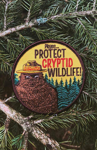 Cryptid PSA Patch - Cryptozoology Tracking Society