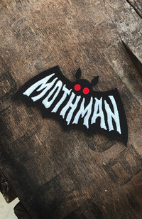 Mothman Symbol Patch - Cryptozoology Tracking Society - Glow in the Dark