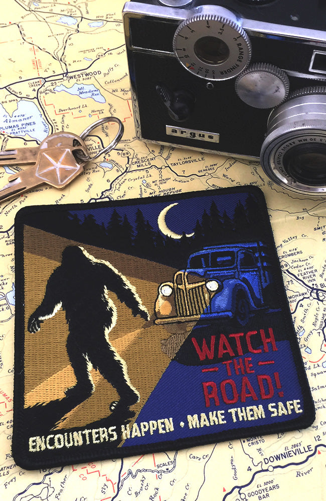 Safe Encounters™ - Road Safety Patch - Cryptozoology Tracking Society
