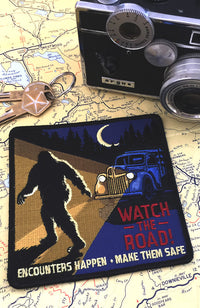Safe Encounters™ - Road Safety Patch - Cryptozoology Tracking Society