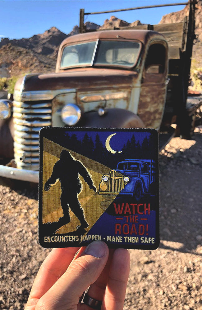 Safe Encounters™ - Road Safety Patch - Cryptozoology Tracking Society
