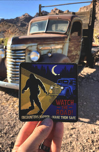Safe Encounters™ - Road Safety Patch - Cryptozoology Tracking Society