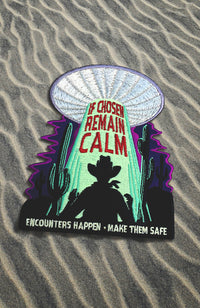 Safe Encounters™ - Alien Abduction Safety Patch - Glow in the Dark