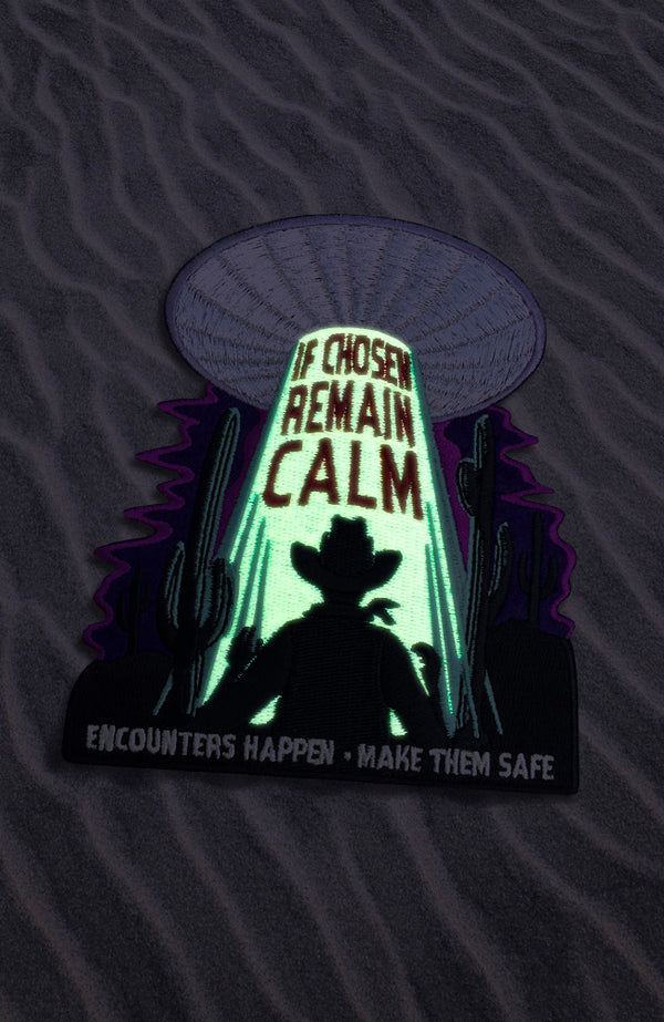 Safe Encounters™ - Alien Abduction Safety Patch - Glow in the Dark