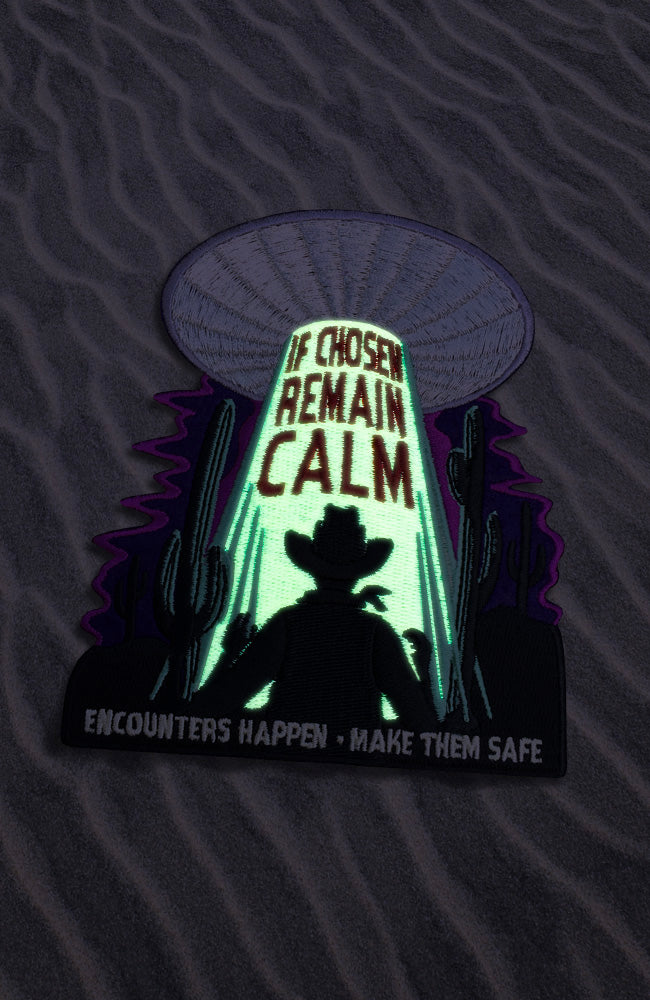 Safe Encounters™ - Alien Abduction Safety Patch - Glow in the Dark