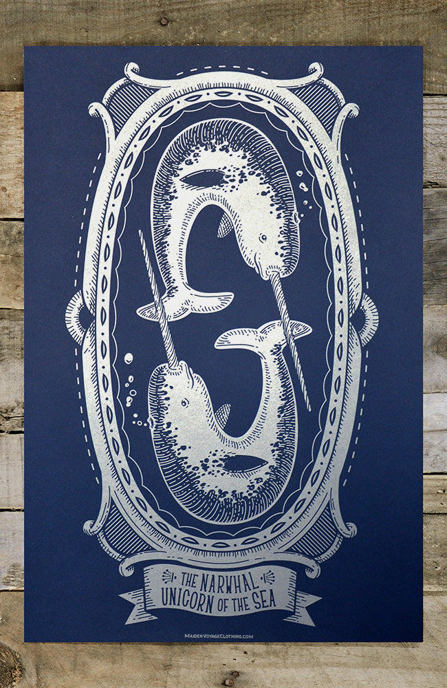 Narwhal - Unicorn of the Sea Poster