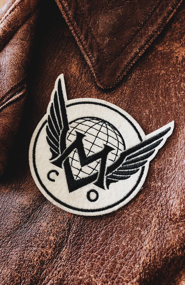 Maiden Voyage Co.™ Logo Patch - Ivory Wings