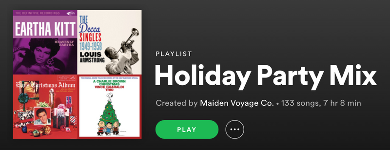 Holiday Playlist 2020