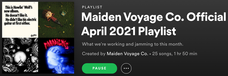 April 2021 Playlist