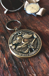 Lucky Travel Keychain - World's Luckiest Travel Jumbo Keychain!