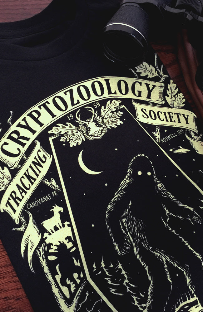 Friends of Cryptid Wildlife Patch - Cryptozoology Tracking Society Glow in the Dark