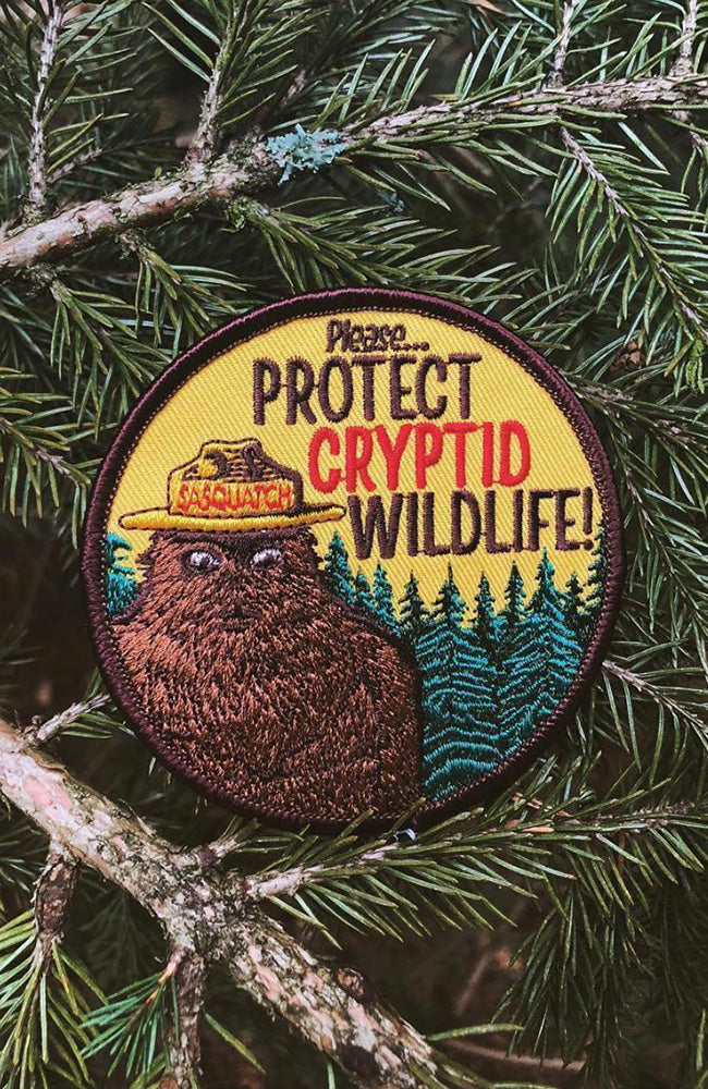 Bigfoot Bumper Sticker - I Brake For Cryptids