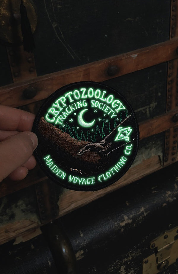 Friends of Cryptid Wildlife Patch - Cryptozoology Tracking Society Glow in the Dark