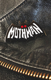 Mothman Symbol ENAMEL PIN - Glow in the Dark