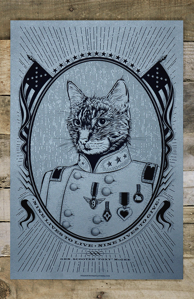 General Cat Poster