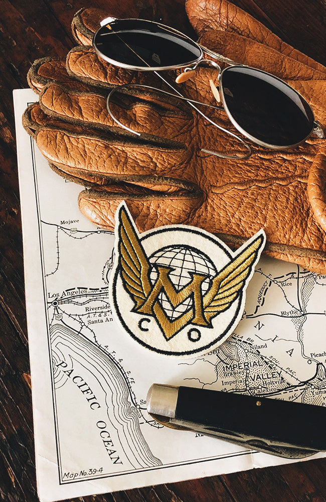 Maiden Voyage Co.™ Logo Patch - Gold Wings