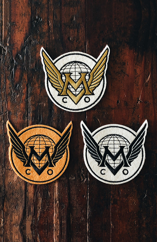 Maiden Voyage Co.™ Logo Patch - Ivory Wings