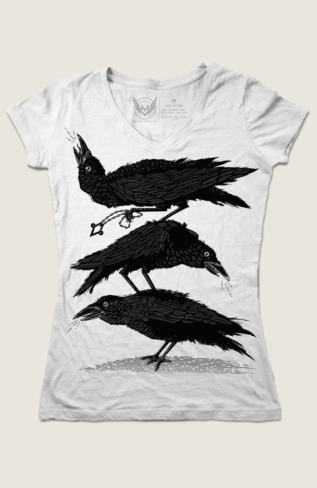 Council of Crows Womens V-Neck Tee